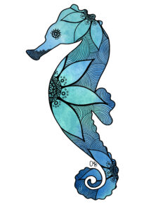 Island Roots Design - Seahorse