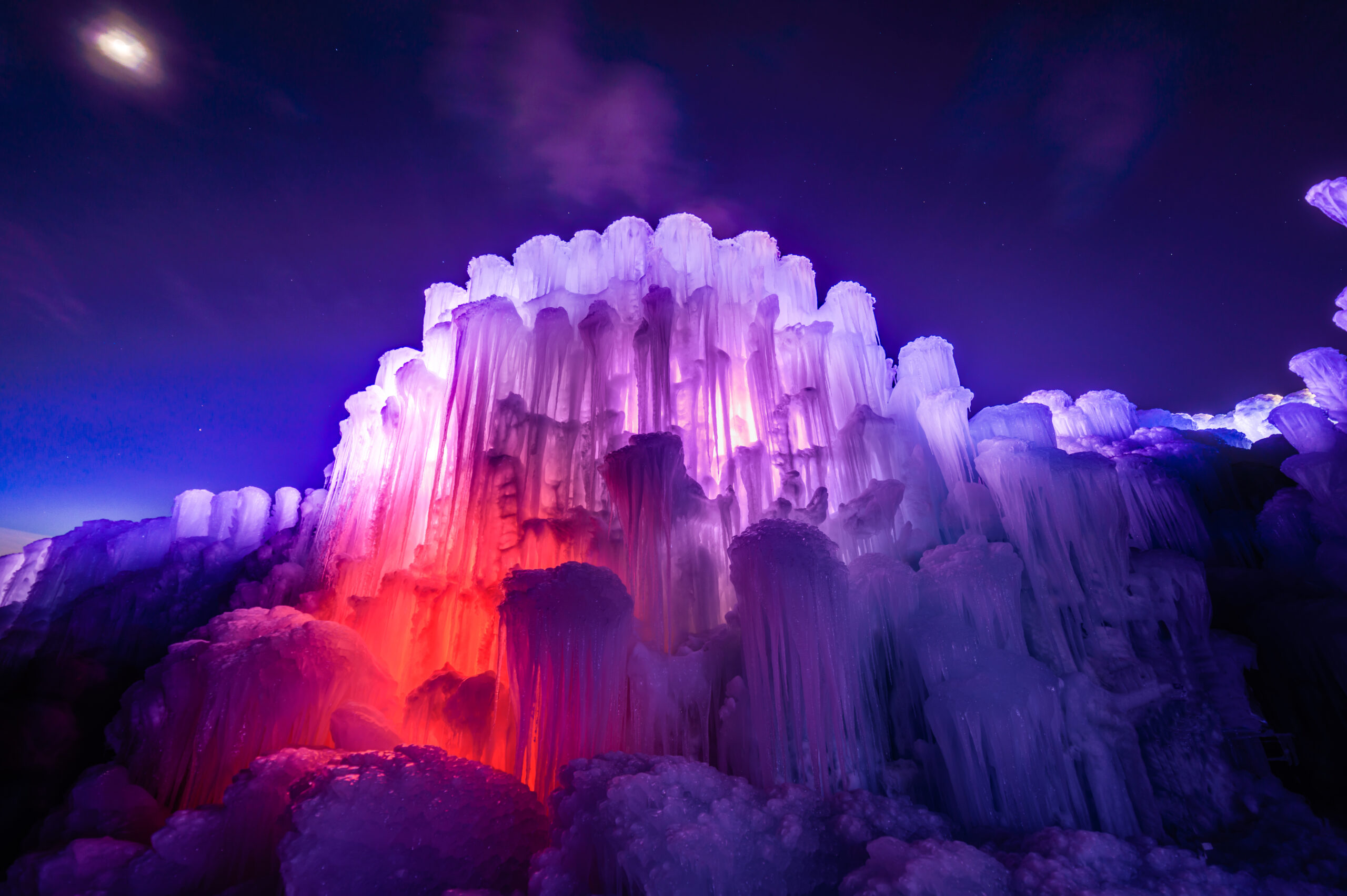 Ice Castles Colorful