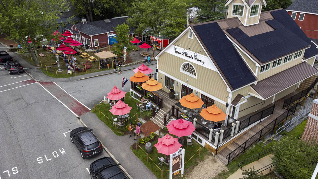 Hermit Woods Winery Aerial